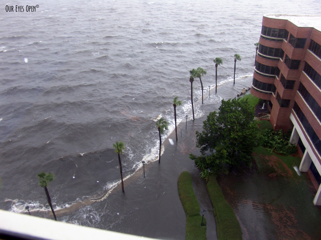 Flooding from Tropical Storm Fay (2008) at St. Vincent's Hospital in Jacksonville, FL.
